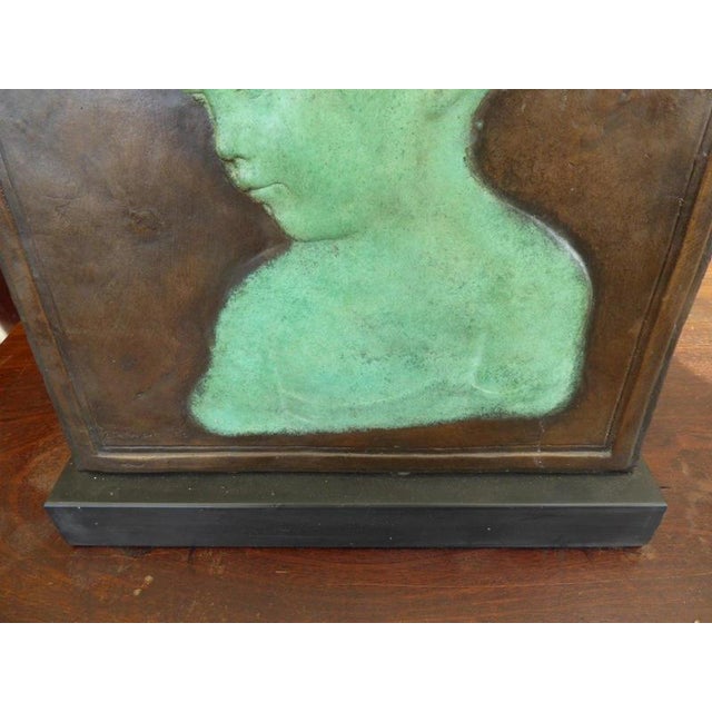 1930s Eva Knight, Figure of a Girl, 1930, Bronze and Granite For Sale - Image 5 of 18