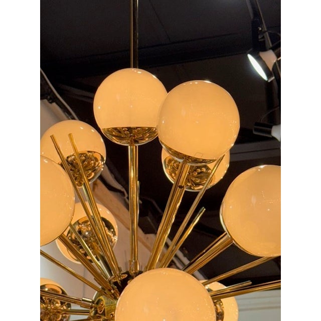 Italian Murano Sputnik Chandelier For Sale - Image 4 of 5