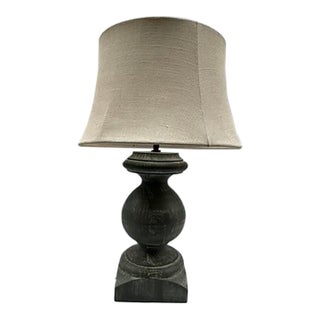 Pottery Barn Wood Lamp For Sale