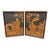 Vintage Mid-Century Asian Copper Repoussé Wall Plaques - A Pair For Sale