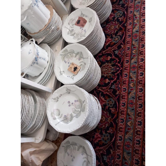 New 1970s Porcelain With Black Berries Branch - Set of 67 Pieces For Sale - Image 13 of 17