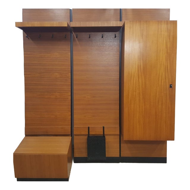Mid-Century Teak Modular Wardrobe, 1970s For Sale