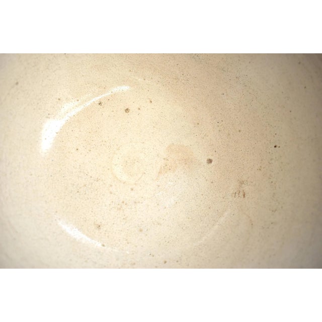 Antique Large 19th-Century Blue and White Spongeware Bowl For Sale In San Francisco - Image 6 of 10