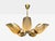 Mid-Century Modern Carl Erik Bodén, Chandelier, Brass, Glass, Sweden, 1940s For Sale - Image 3 of 10