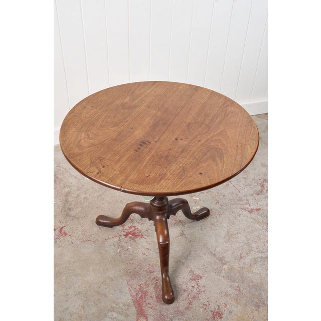 18th Century George III Mahogany Pedestal Breakfast/Lamp Table For Sale - Image 4 of 8