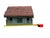 Unique Mid 20th Century Birdhouse in Robin's Egg Blue Shingled Roof For Sale - Image 11 of 12