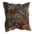 Pillow W/Antique Persian Rug Fragment, 1'4" X 1'4" For Sale