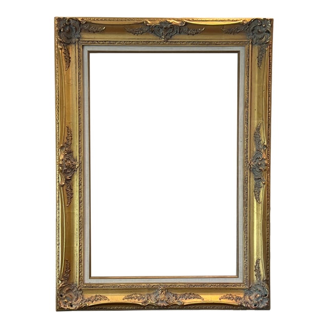 Vintage French Provincial Style Gold Gilt Frame For Sale
