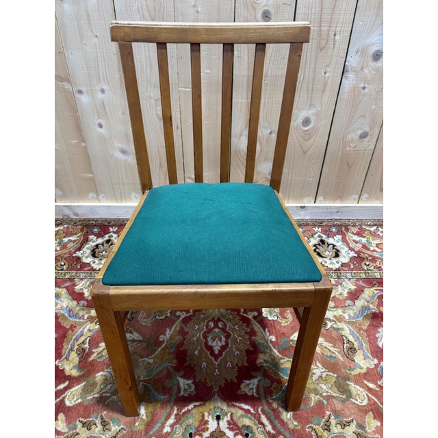Vintage Chairs in Light Beech, 1950s, Set of 6 For Sale - Image 6 of 10