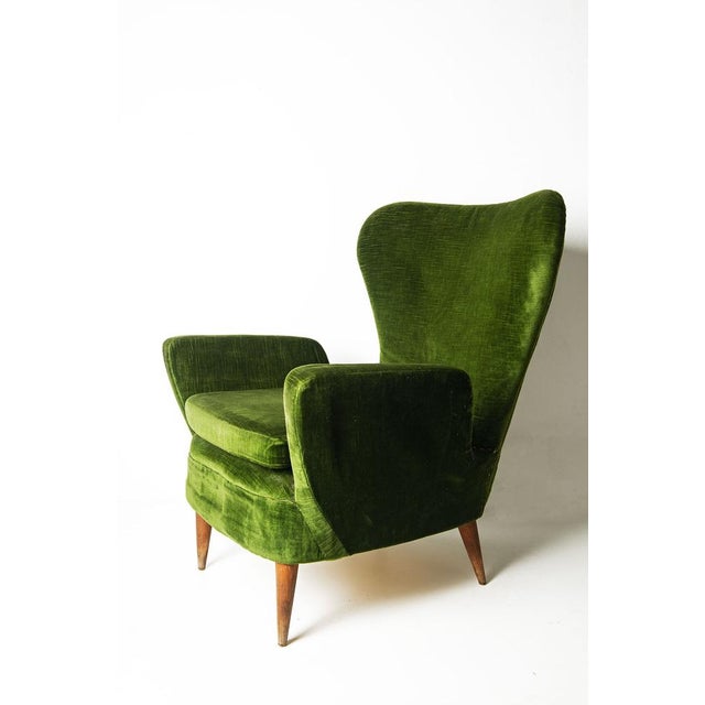 Mid-Century Modern Armchair by Sala & Giorgio Madini for Galimberti, Cantù For Sale - Image 3 of 8