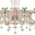 Venetian Floral "Cà Rezzonico" Murano Glass Chandelier With Silver Leaf For Sale - Image 4 of 5