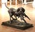 Metal Late 19th Century German Brass & Plaster Hunting Dog Sculpture by Emil Wünsche For Sale - Image 7 of 14