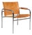 Leather and Tubular Steel Klinte Armchair by Tord Björklund from Ikea, 1960s For Sale