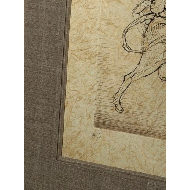 Hans Bellmer, Nude, The Abduction of Europa, Lithograph, Framed For Sale - Image 4 of 7