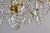 Metal Italian Six Light Crystal Chandelier With Large Drops For Sale - Image 7 of 12