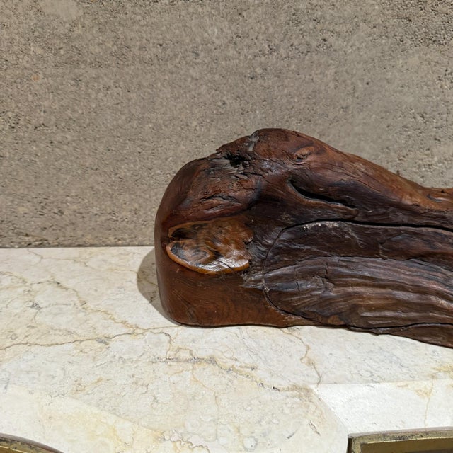 1970s 1970s Jewelry Secret Stash Box Organic Wood For Sale - Image 5 of 8