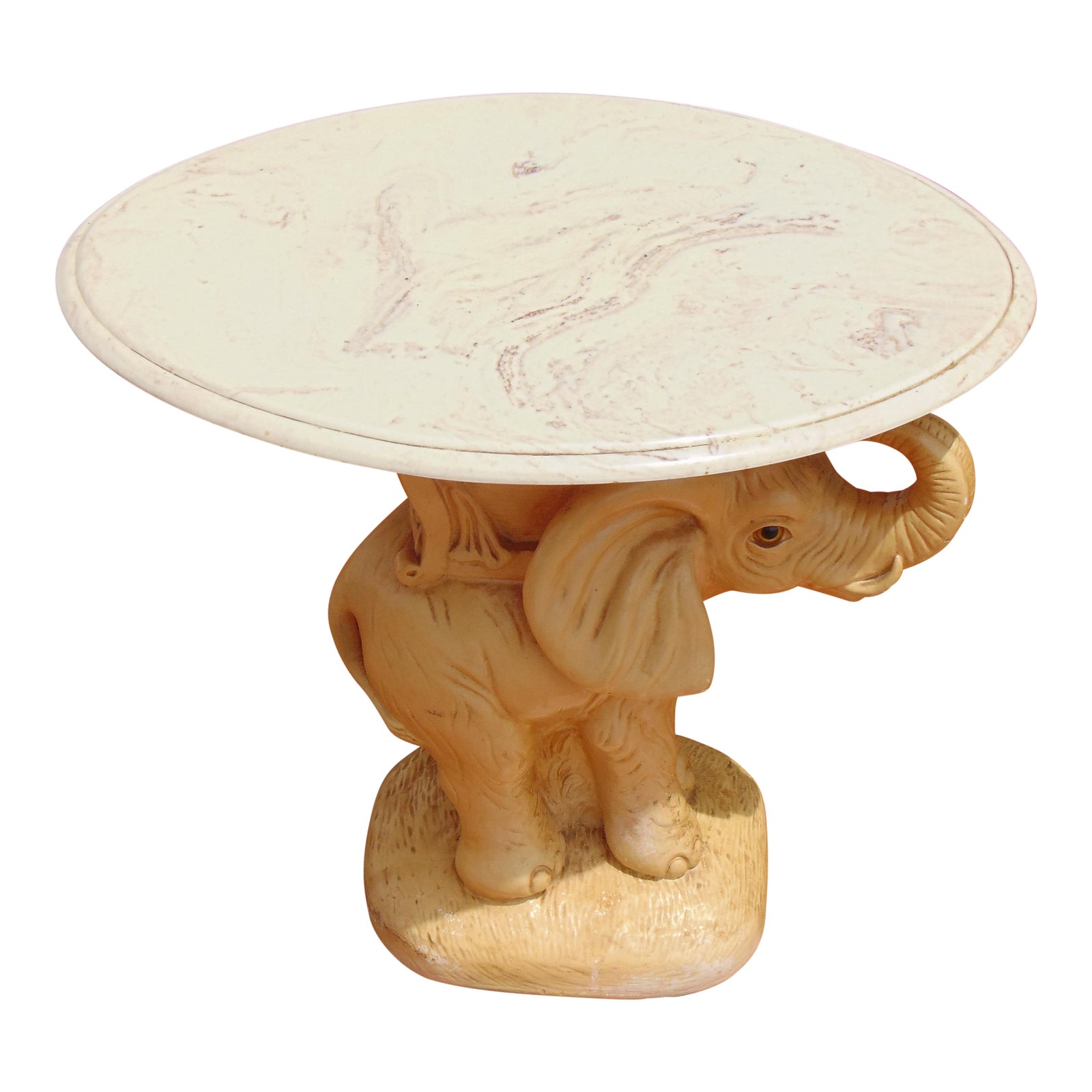 Ceramic Elephant Side Table Chairish