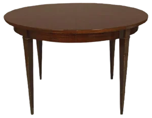 Art Deco Extendable Mahogany Dining Table by Jacques Adnet, 1940s