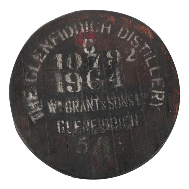 Macallan Whisky Barrel Head Wall Decoration For Sale