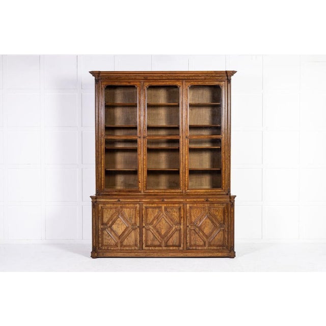 Wood Early 19th Century French Mahogany Bookcase For Sale - Image 7 of 7