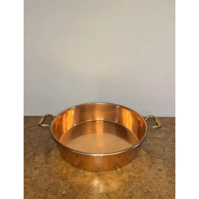 Large George III Copper Pan, 1800s For Sale - Image 3 of 6