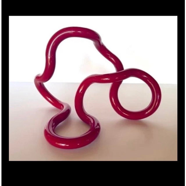 Sculpture Materials Vintage "Tangle" Desktop Sculpture - 1982 - Richard X Zawitz For Sale - Image 7 of 8
