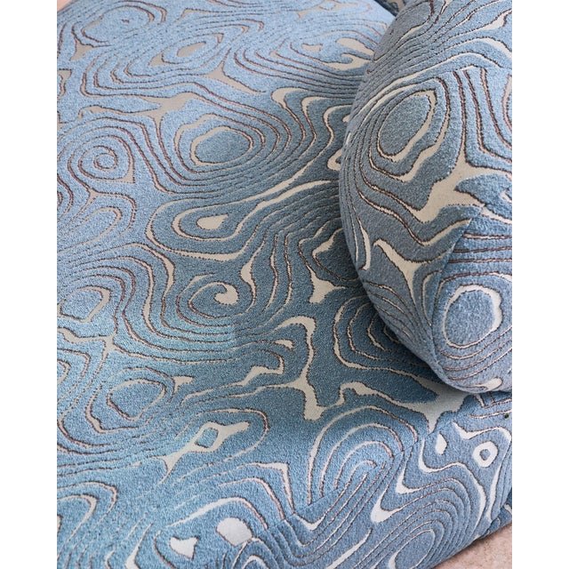 Milo Baughman 1970s Modified Serpentine Sectional For Sale - Image 4 of 8