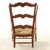Red Vintage French Provincial Distressed Terracotta Red Wingback Chair With Gingham Cushions For Sale - Image 8 of 12