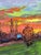 Oil Painting Evening Descended Over the Road Boris Serdyuk For Sale - Image 4 of 10