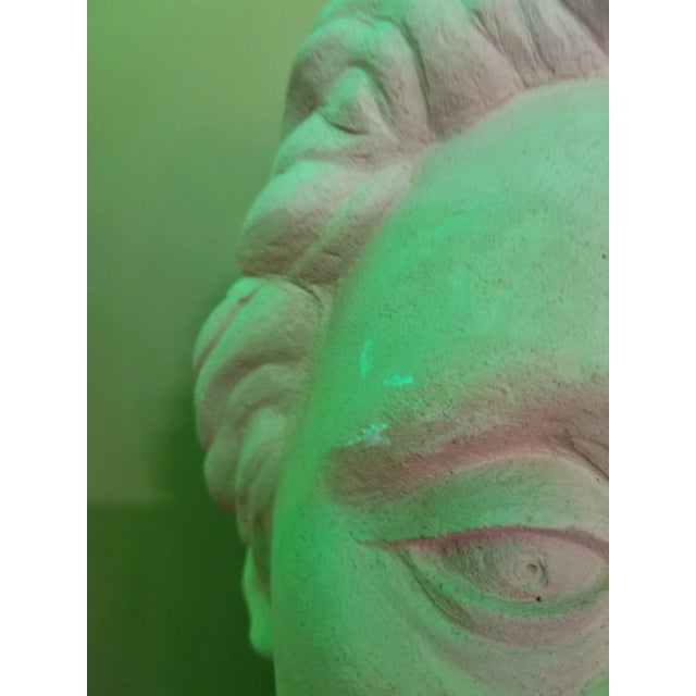 White Life-Size Terracotta Bust by Herman Roderick Volz For Sale - Image 8 of 11
