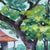 Vintage Original Texas Hill Country Cottage Landscape Oil Painting For Sale - Image 4 of 11