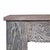 1980s 1980s Carved Doorframe Upcycled Distressed Solid Wood Console For Sale - Image 5 of 7