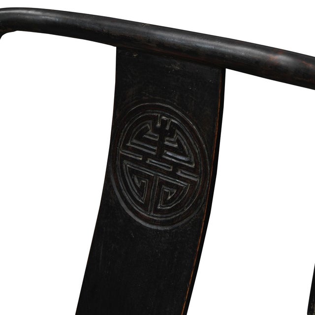 Set of Southern Official Chairs in Elm For Sale - Image 12 of 13