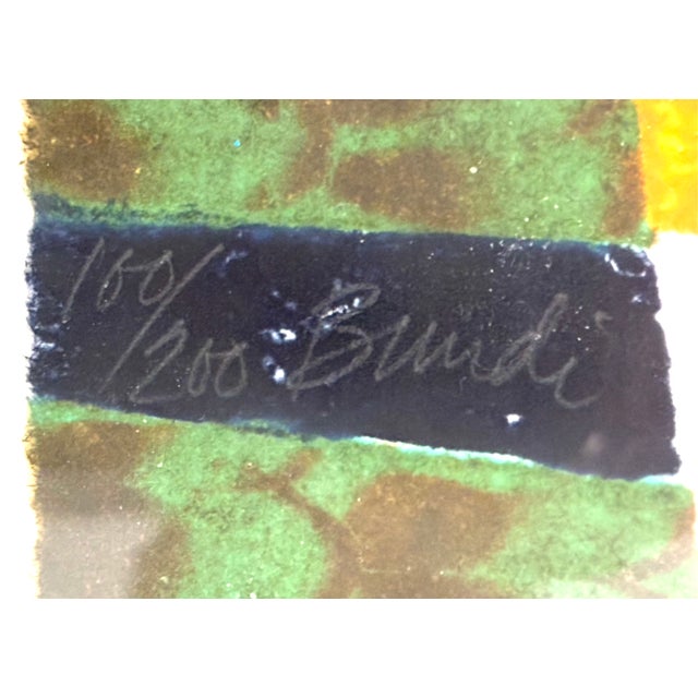 Original Carol Summers Woodblock Print, Signed, and Titled "Bundi", Printed in the 1980's For Sale In Boston - Image 6 of 8