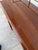 Late 20th Century L. Hitchcock Federal Style Wood Console Table With Brass Gallery and Single Drawer For Sale - Image 9 of 12