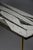 Abstract Black and White Glass Mosaic Coffee Table with Brass Legs by Berthold Müller, 1955 For Sale - Image 11 of 18