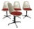 La Fonda Chairs by Charles & Ray Eames for Herman Miller, Set of 4 For Sale