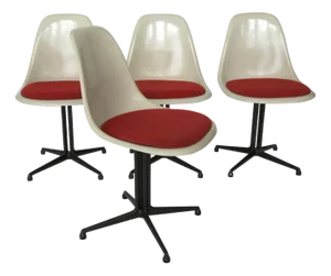 La Fonda Chairs by Charles & Ray Eames for Herman Miller, Set of 4
