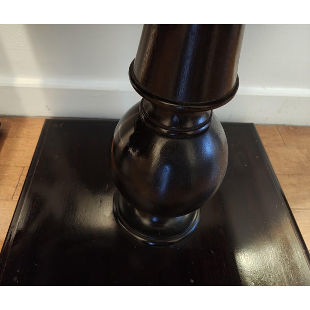 Thomas O'Brien Davis Mahogany Drop Leaf Side Tables - A Pair For Sale - Image 9 of 11