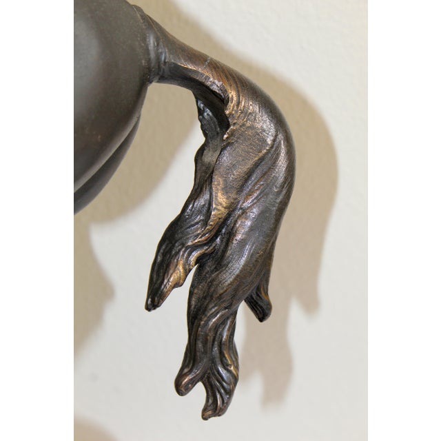 Vintage j.b. Hirsch "Collection Française" Bronze Pegasus Replica Sculpture After Émile-Louis Picault – 20" H For Sale - Image 10 of 16
