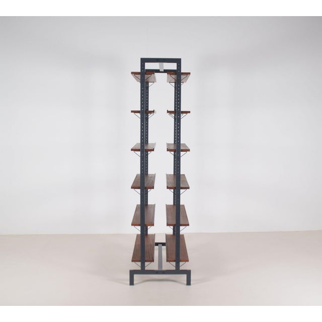Vintage Freestanding Bookshelf by Olof Pira for Planmöbel, 1960s For Sale - Image 4 of 9