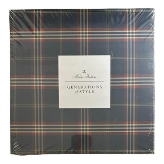 Brooks Brothers “Generations of Style” Sealed Coffee Table Book (Tartan Hardcover, 200 Years of American Fashion & Culture) For Sale