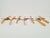 Postmodern Postmodern Coat Hangers in Brass and Bentwood, 1980, Set of 7 For Sale - Image 3 of 11