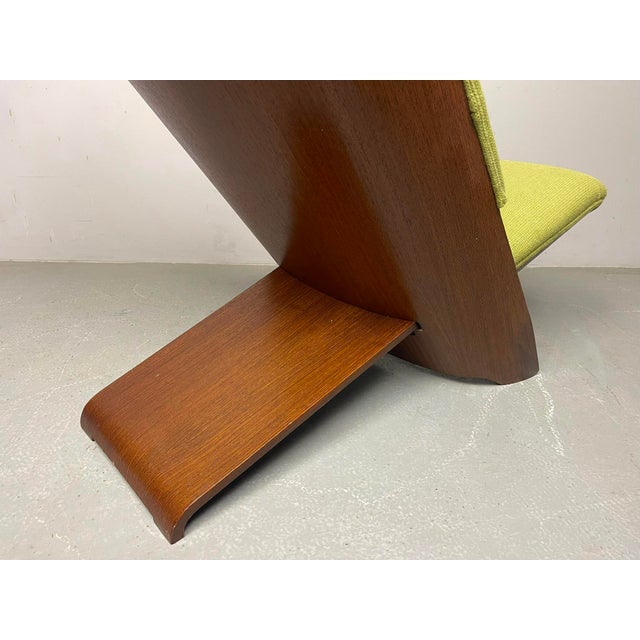 Chartreuse Prototype Congo Lounge Chair by Theo Ruth for Artifort, The Netherlands, 1950s For Sale - Image 8 of 14