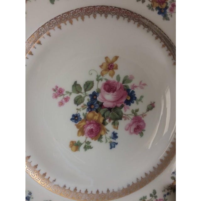 Vintage Dinner Plates, Czechoslovakia China, Set of Eight For Sale - Image 6 of 8