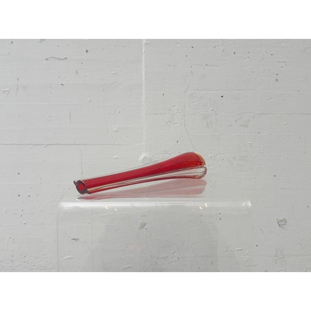 Sommerso Murano Glass Vase by Flavio Poli for Seguso Vetri d'Arte, 1950s For Sale - Image 10 of 12