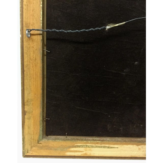 Brown Il Papiro Firenze Framed Photo Marbled Paper Presentation For Sale - Image 8 of 13