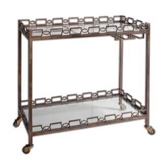 Metal Glam Bar Cart For Sale