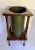 Traditional "Diplomat" Faux Bamboo and Green Metal Wastebasket by Brandt For Sale In Los Angeles - Image 6 of 12