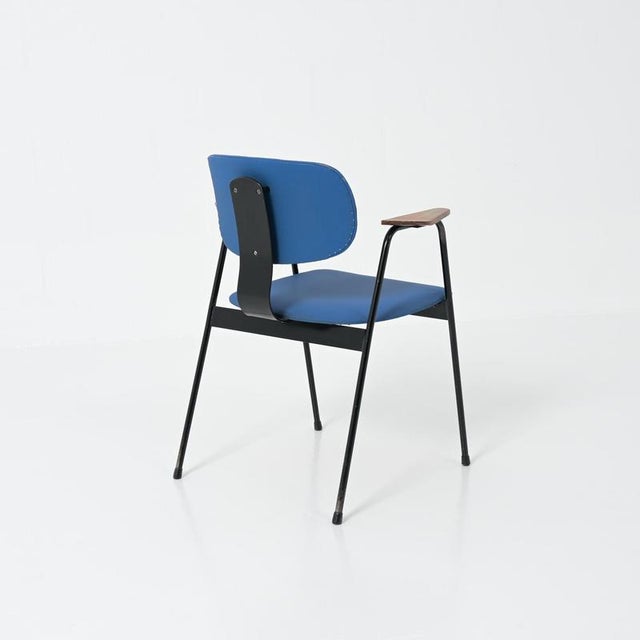 Metal F1 Desk Chair by Willy Van Der Meeren for Tubax, 1950s For Sale - Image 7 of 18